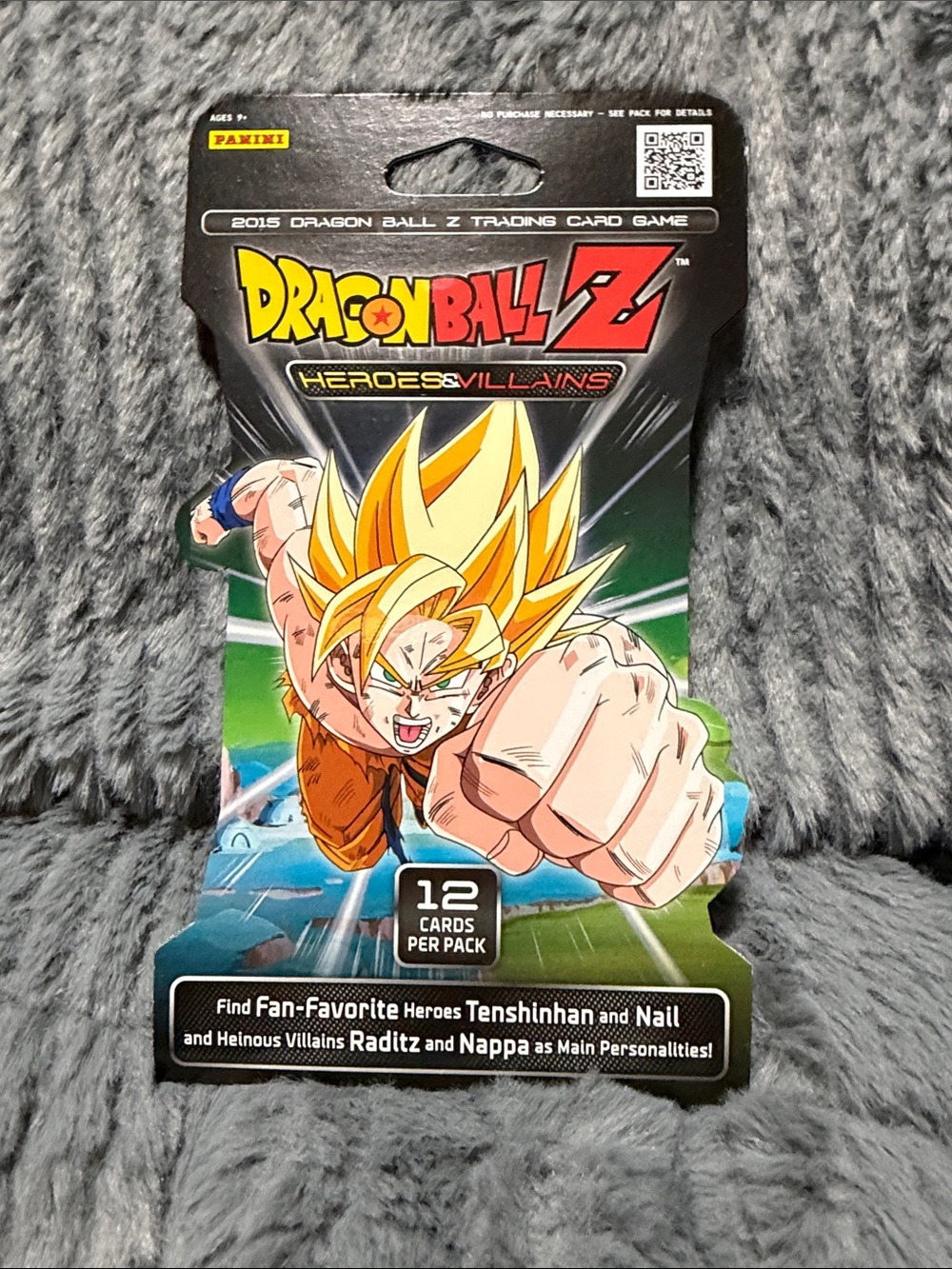 Dragon Ball Z Heroes and Villains Trading Cards 2 Pack Bundle